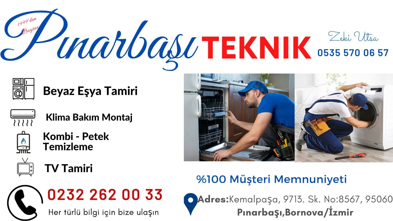 pınarbaşı beyaz eşya servis ücretleri